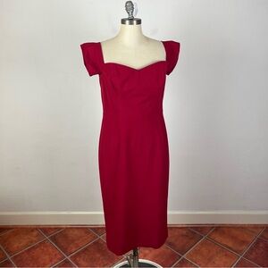 Dress the Population Bailey Dress in Maroon